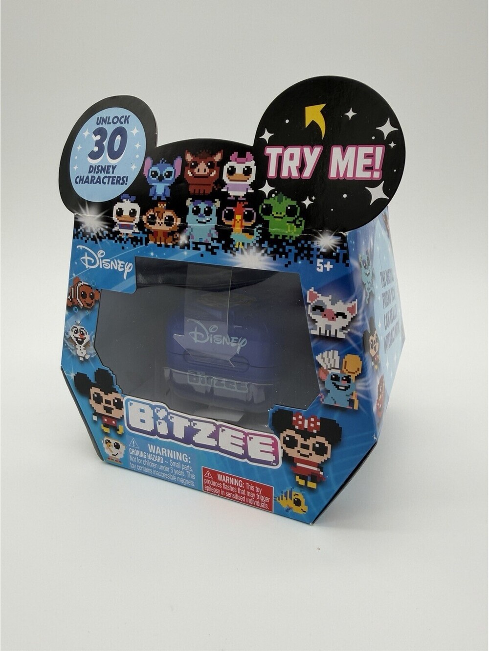 Disney Bitzee Interactive Toy Unlock 30 Characters Digital Pet Blue Box